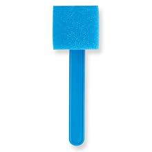 Qosina 17006 Blue Polyester Sponge on a Stick with HDPE Handle, 5" Length (Pack of 25)