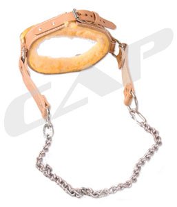 Cap Barbell Unisex-adult Workouts Leather Head Harness, Tan
