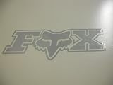 Fox Racing Decal Sticker (New) Reflective White X2