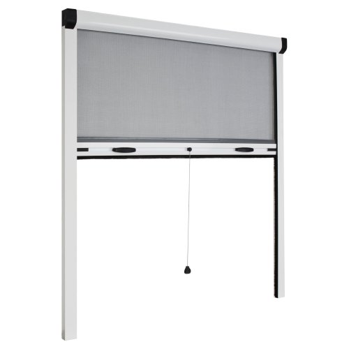 Tesa 55185-00-00 Fliegengitter 1,6 x 1,7m wei&szlig; / Alu Rollo Fenster Preisvergleich