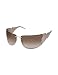 Roberto Cavalli Aglaia - Swarovski Crystal Logo Sunglasses gold/shaded brown