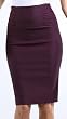 Petite High Waist Stretch Pencil Skirt with Shirred Waist Detail ( Choose from 5 Colors )