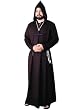 Mens Religious Theatre Costumes Brown Renaissance Robe Monk Priest