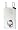 Hello Kitty Satin Accent White Shower Wrap for women - Small