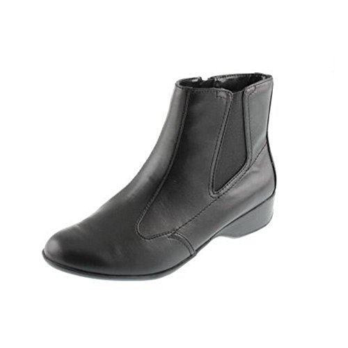 Hush Puppies Womens Ukase Stretch Man Made Ankle Boots Black 9 Medium ...