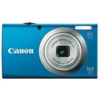 Canon PowerShot A2300 16MP Point-and-Shoot Digital Camera (Blue) with 4GB SD Card, Camera Case