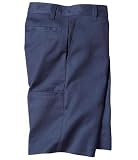 Dickies 42-062 Boy's Flat Front Shorts with Extra Side Pocket (Husky Sizes 8-20)