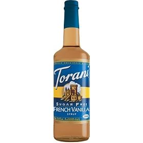 Torani Sugar Free French Vanilla Syrup 750mL