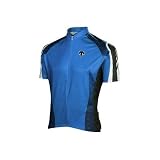 Descente 2008 Men's Chevron Short Sleeve Cycling Jersey - Marine - 13052mr