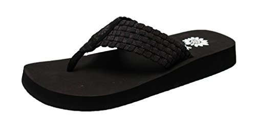 Yellowbox Women's Latticed Woven Foam Flip Flop Sandal