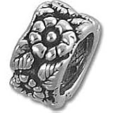 31sUon9TlGL. SL160  Flower Design Solid 925 Sterling Silver Spacer Bead fits European Bracelet