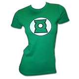 Green Lantern Logo DC Comics Green Juniors Graphic Tee Shirt