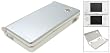 Nintendo DSi Alunminum Metal Armor Hard Case with Screen Protector - White
