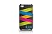 iLuv Deluxe Multi-Color Injection Silicone Case for iPhone 4-Black