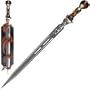 32 Inch Sword and Dragon Plaque with Death & Cobra Handle