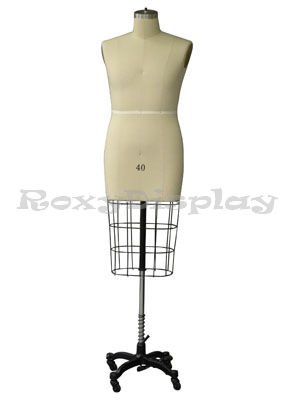 (ST-SIZE40) Professional Dress Form Male Half Body Size 40