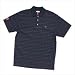 Dunlop Mens Stripe Polo Black Medium