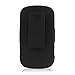 Samsung Galaxy Exhibit T599 Black Hybrid Armor Kickstand Cover Belt Clip Holster Case + Screen Protector From [Accessory Arena]