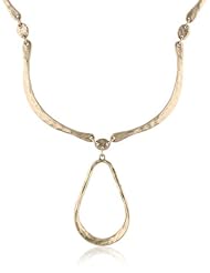Lucky Brand Gold Metal Collar Necklace, 15"