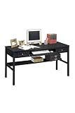 Oxford Standard Writing Desk Three-drawer Black