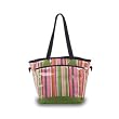 Sling Tote Diaper Bag - Pink Stripe