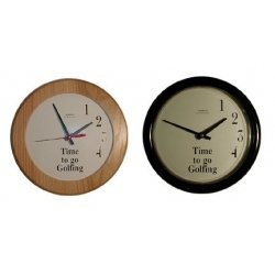 Clock (Oak) (11 diameter) by Wuersch Time, Co.