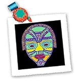 African Art - African Mask - Quilt Squares