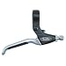 Tektro Tenera Linear Pull Brk Levers Black/Silver for Rapidfire, with Kraton insert