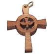 Holy Spirit Olive wood Dove Cross Laser(3.5x2.7 cm or 1.4x1.1")