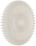 Spur Gear, 20 Degree Pressure Angle, Acetal, Inch, 32 Pitch, 1.500" Pitch Diameter, 1/4" Bore, 1.563" OD, 3/16" Face Width, 48 Teeth