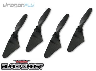 31sVCGlAEIL 4 Replacement Tail Propellers for Black Ghost RC Helicopters