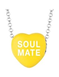 Sweethearts Enamel "Soul Mate" Heart on 16" Necklace with Gift Box