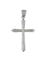 Clevereves 14K White Gold Pendant Cross 30 - Gram(s)