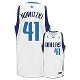 NBA Dallas Mavericks Dirk Nowitzki Swingman Jersey (White, Large)