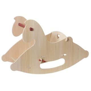 Moover Wooden Rocking Horse (Natural)
