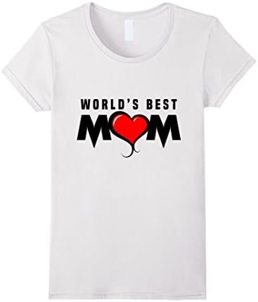 Women's Mother's Day Mom T-Shirt Funny Gift from Son or Daughter Large White