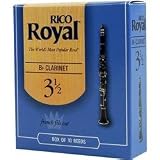 Rico Royal Bb Clarinet Reeds, Strength 2.5, 10-pack