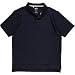 Adidas jr climalite textured polo navy lg