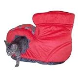PLUSH CAT HOUSE BED WORN OUT SHOE by Accessories