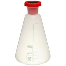 Azlon Polypropylene Heavy Wall Autoclavable Erlenmeyer Flask with Stopper