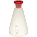 Azlon Polypropylene Heavy Wall Autoclavable Erlenmeyer Flask with Stopper
