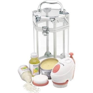 Buy Revlon RVS1133 Spa MoistureStay Shower Palm Brush with Soap and Lotion Dispenser