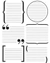 Clear Stamps - Journaling