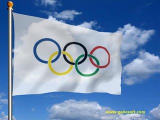 Olympic Rings 5'x3' Flag - TOP Quality