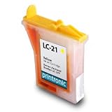 Brother LC21Y Compatible Remanufactured Yellow Ink Cartridge
