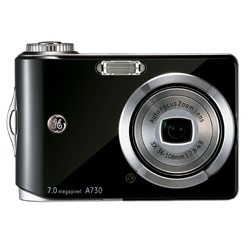 Photo: GE A730 7MP Digital Camera with 3x Optical Zoom  Black 