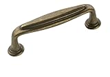 Amerock BP53033R3 Mulholland Pull, Rustic Brass, 3-Inch