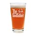Movies On Glass - Premium Etched The Godfather Movie Engraved Logo Pint Glass 16 Ounces Godparent Gift