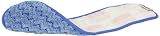 Rubbermaid FGQ41000 Hygen Microfiber Single-Sided Damp Room Mop, 18.5" Length x 5.5" Width x 0.5" Height, Blue