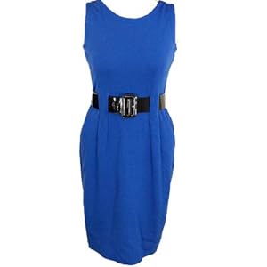 Calvin Klein Belted Sleeveless Dress